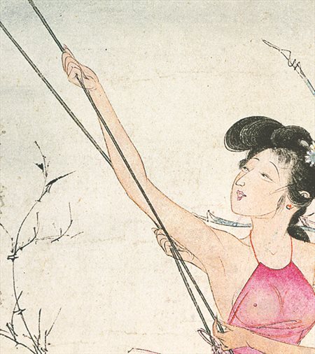 泰山-胡也佛的仕女画和最知名的金瓶梅秘戏图